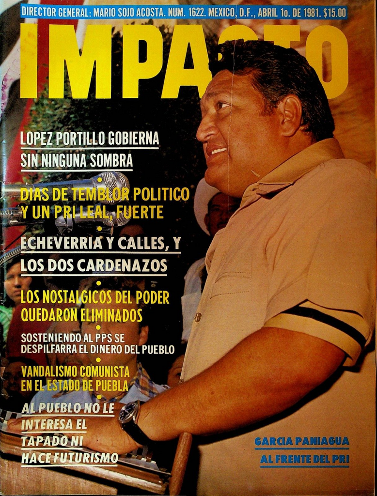 Impacto Magazine April 1 1981 Garcia Paniagua Napoleon Robert DeNiro Raging Bull