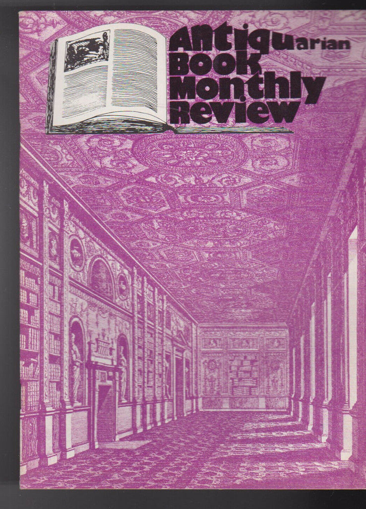 Antiquarian Book Monthly Review February 1975 Valentine Cards