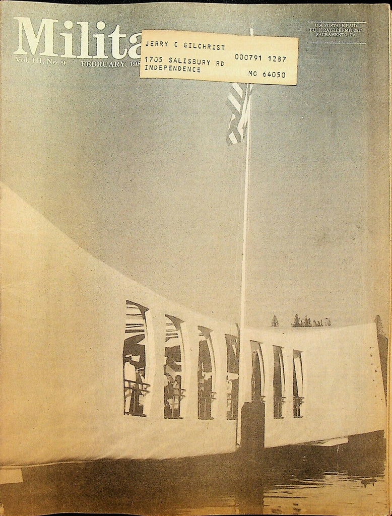 Military Magazine February 1987 Pearl Harbor Cuba USS Pope Ia Drang