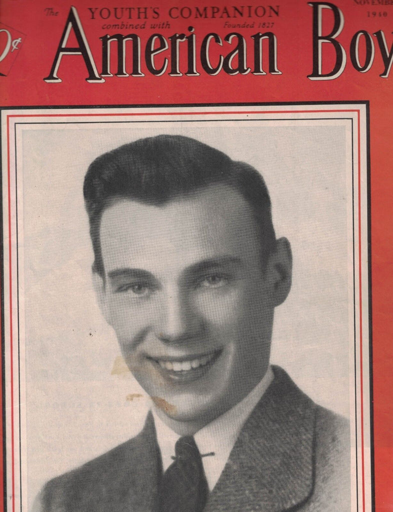 American Boy Magazine November 1940 Navy William Heyliger Bigelow Neal
