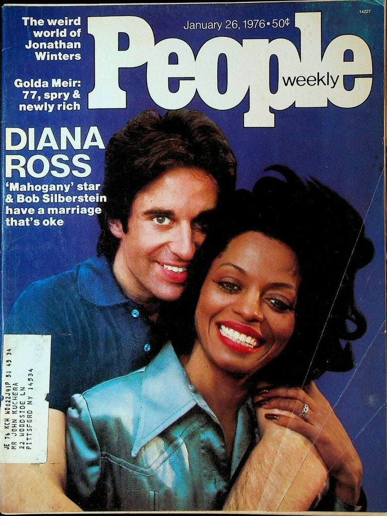 People Magazine January 26 1976 Diana Ross Golda Meir Jonathan Winters