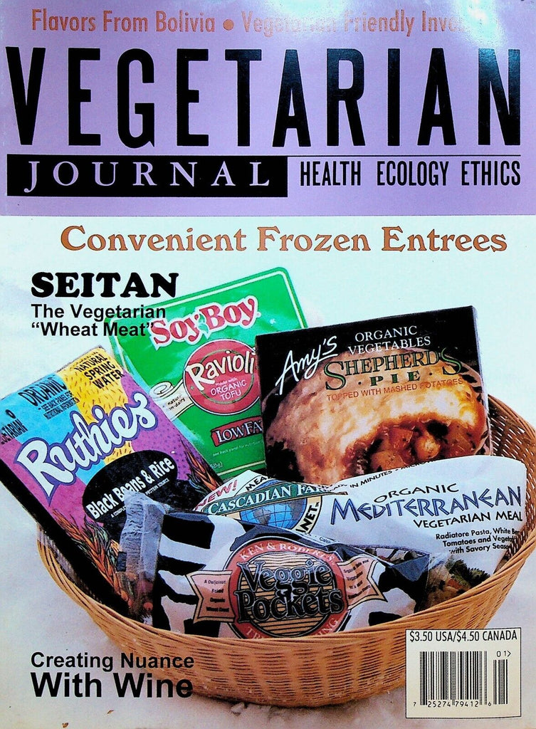 Vegetarian Journal Vol XV #2 1996 Wine Seitan Bolivia