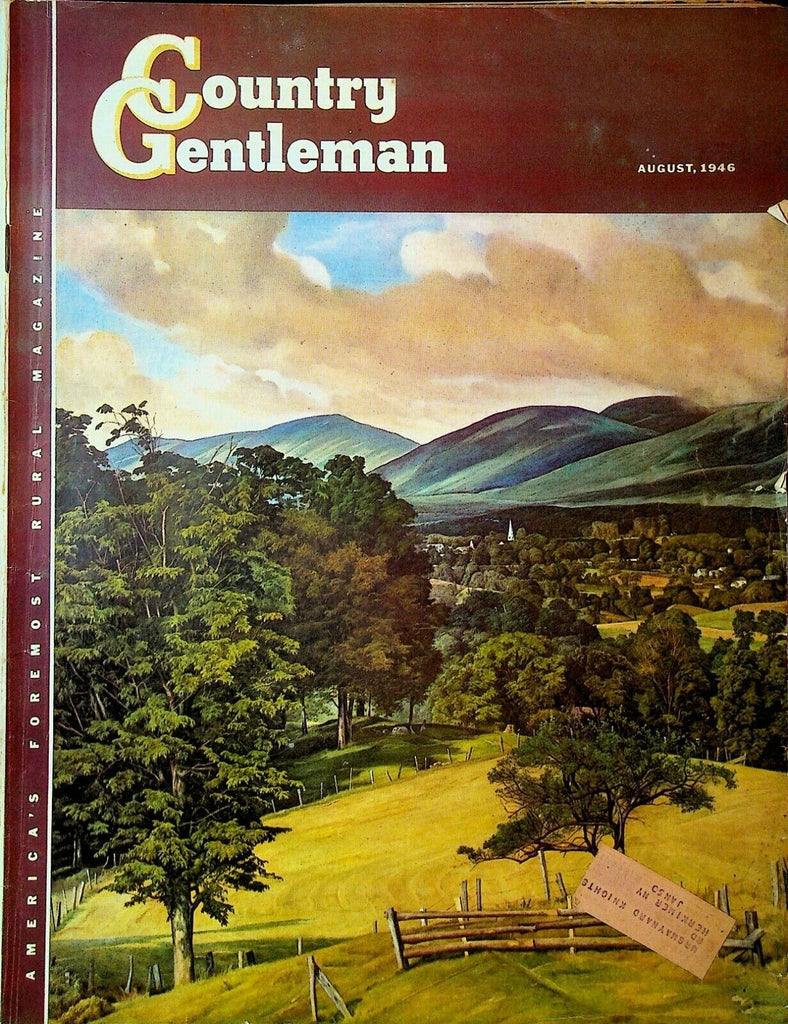 Country Gentleman Magazine August 1946 Luigi Lucioni James Edward Grant