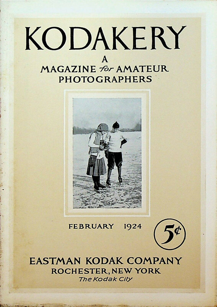 Kodakery Magazine for Amateur Photographers Kodak February 1924 Rochester NY