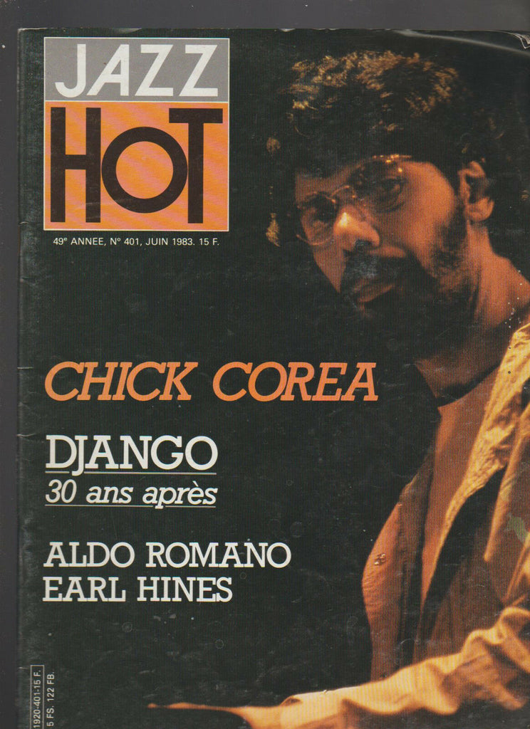 Jazz Hot Magazine June 1983 Chick Corea Django Earl Hines Aldo Romano