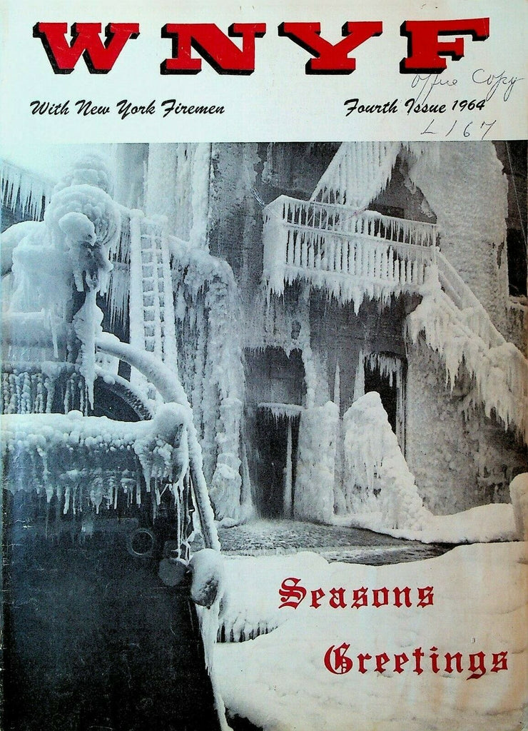 WNYF With New York Firemen Magazine 4Q 1964 Verrazano Narrows Bridge Opening