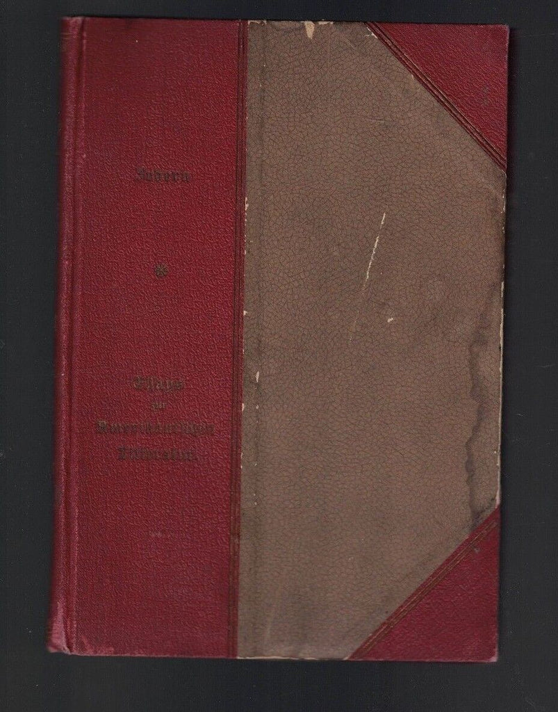 Essays zur Amerikanischen Litteratur von Dr Karl Federn German Language