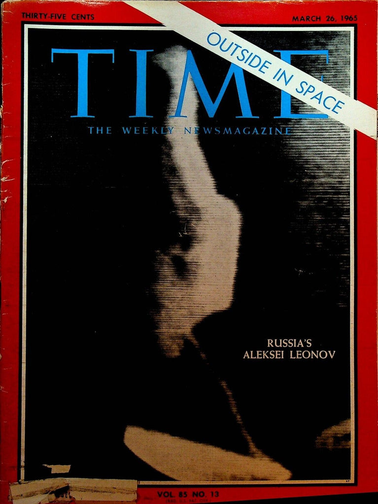 Time Magazine March 26 1965 Aleksei Leonov Civil Rights Hell's Angels