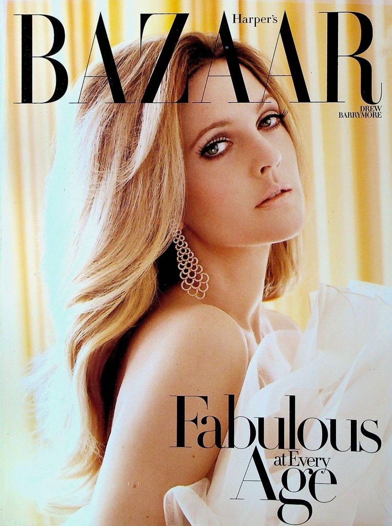 Harper's Bazaar October 2010 Drew Barrymore Ingrid Betancourt Manolo Blahnik