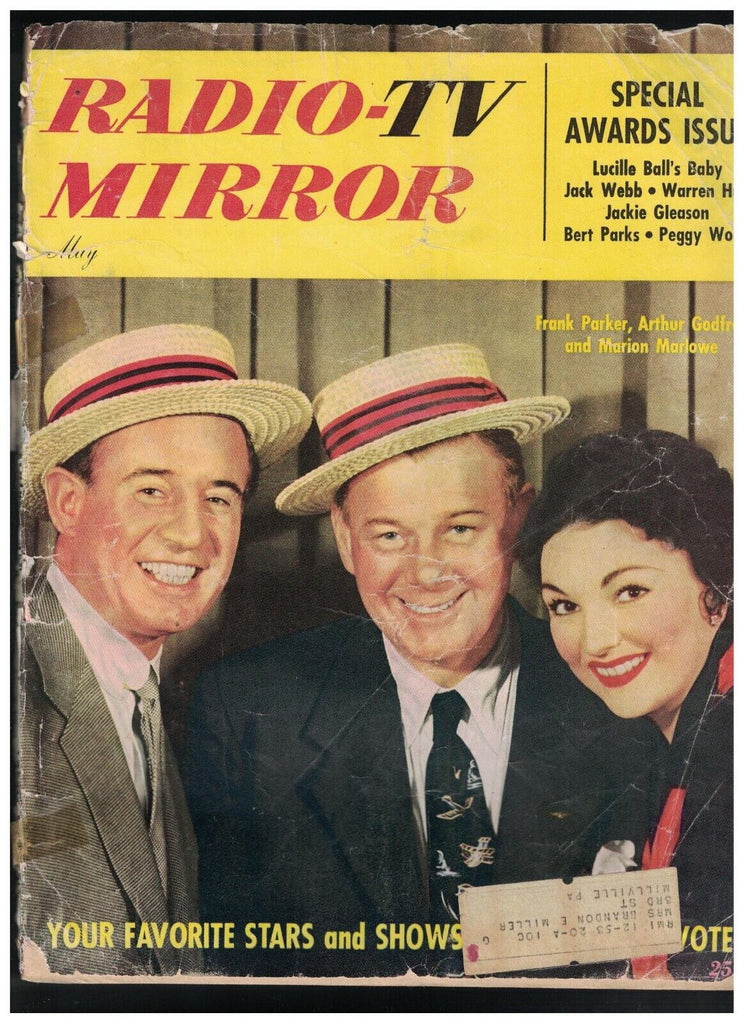 Radio TV Mirror May 1953 Jackie Gleason Lucille Ball Dinah Shore Groucho Marx