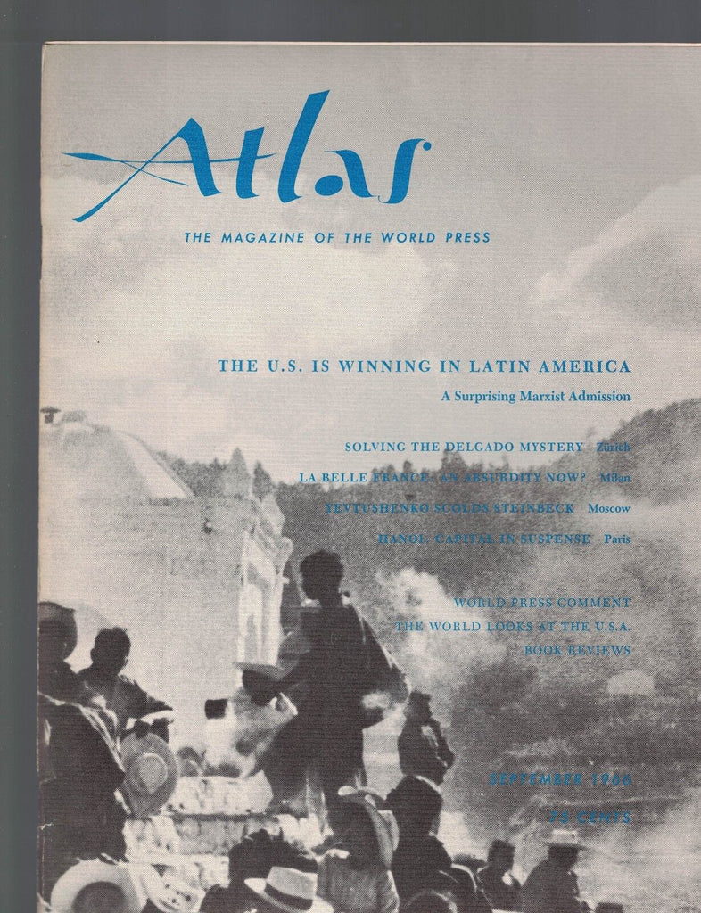 Atlas Magazine September 1966 the Delgado Affair Hanoi Khaled Bagdache