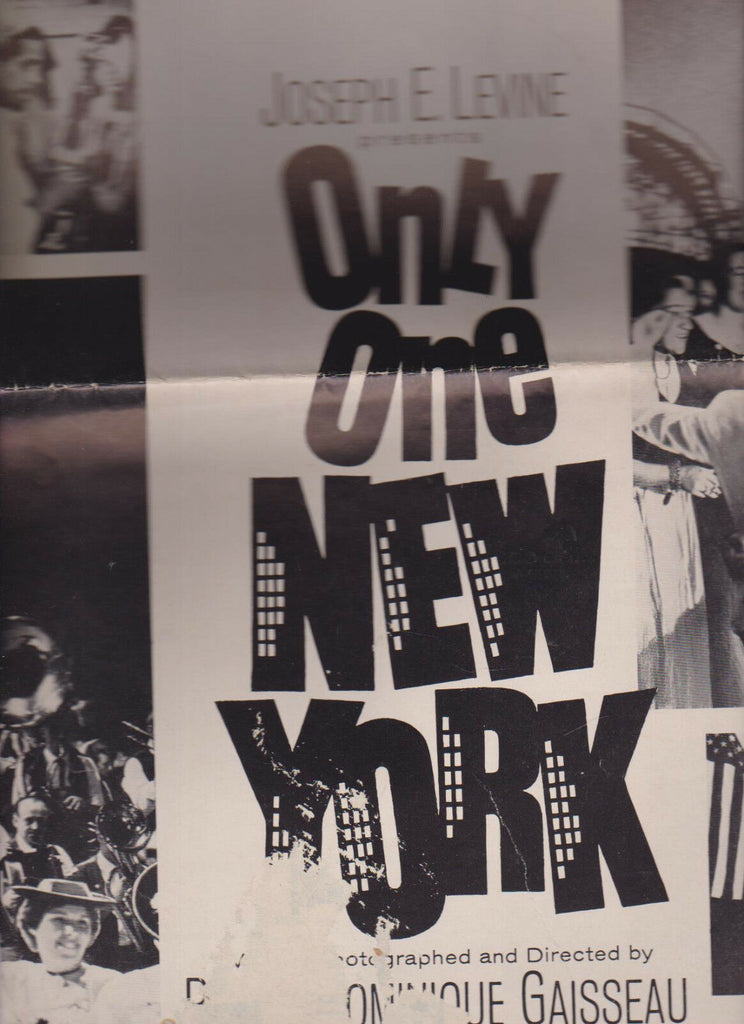 Only One New York Joseph E Levine 1964 Exhibitors Showmanship Manual
