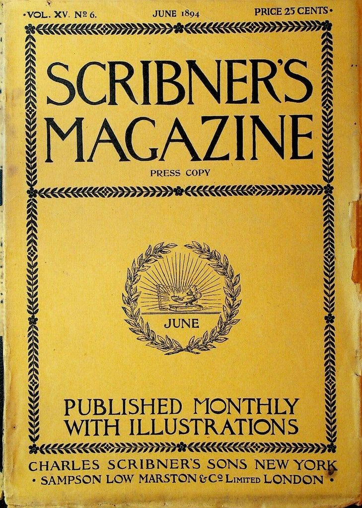 Scribner's Magazine June 1894 Maximilian & Mexico American Game Fishes