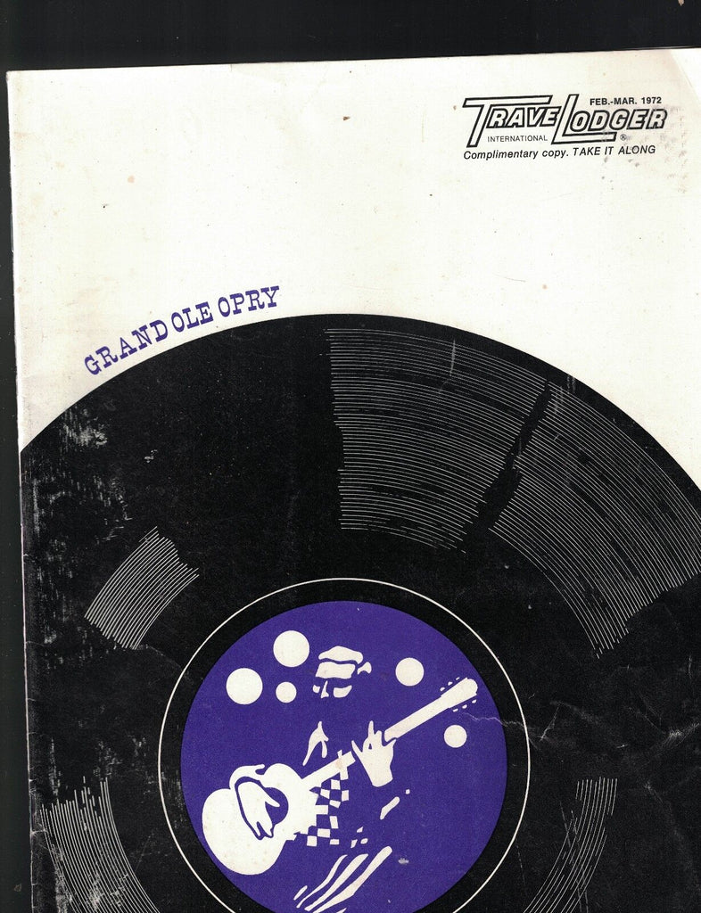 Travelodger February 1972 Travel Lodge Magazine Grand Ole Opry Blue Angels