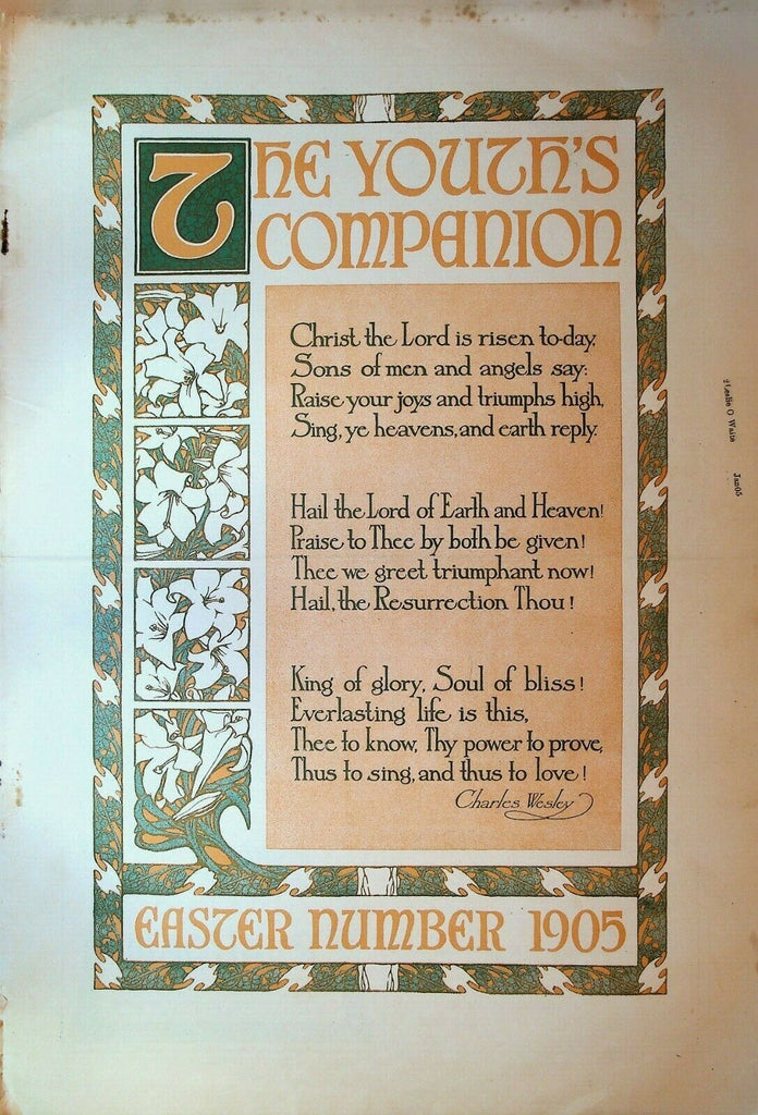 Youth's Companion Easter 1905 Grace S Richmond Association Football Harvard