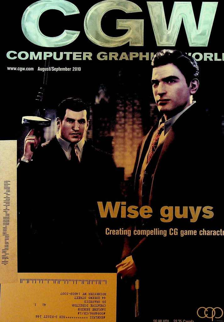 Computer Graphics World Magazine August 2010 Chris Nolan Inception Pixar