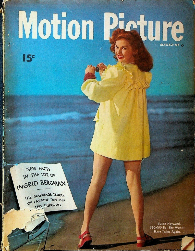Motion Picture Magazine May 1947 Susan Hayward Ingrid Bergman Roy Rogers