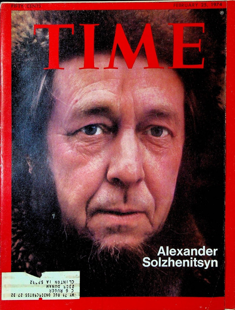 Time Magazine February 25 1974 Alexander Solzhenitsyn Patty Hearst