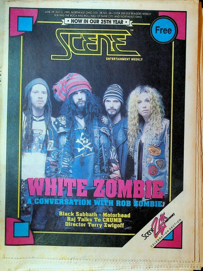 Cleveland Scene Magazine June 19 1995 White Zombie Black Sabbath Motorhead