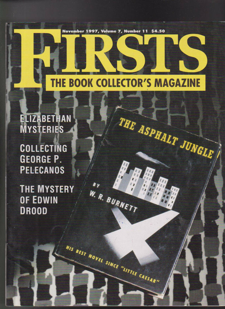Firsts Book Collectors Magazine November 1997 George Pelecanos Edwin Drood