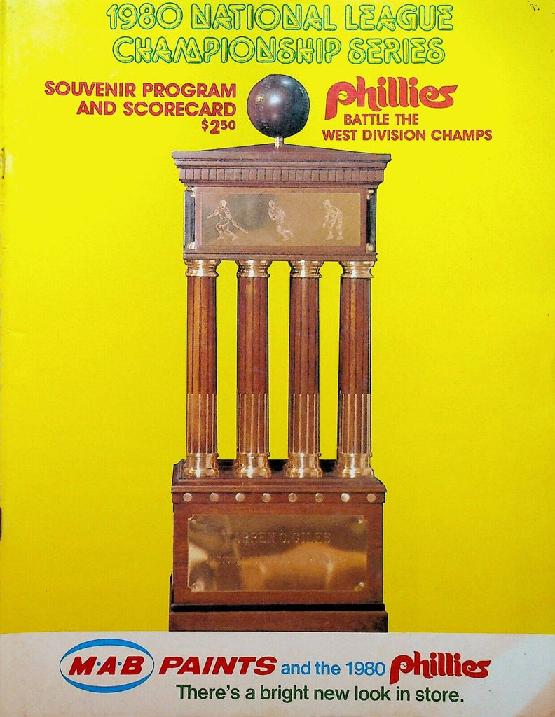 Philadelphia Phillies v Houston Astros 1980 NL Championship Series Program