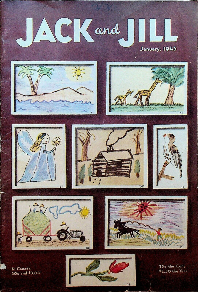 Jack and Jill Magazine January 1945 Complete Paper Dolls