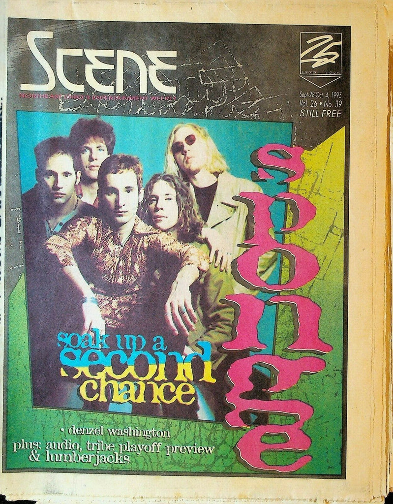 Cleveland Scene Magazine September 28 1995 Sponge Denzel Washington