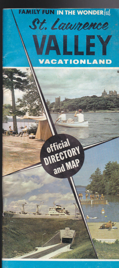 Family Fun in the Wonderful St Lawrence Valley Vacationland 1960s booklet NY