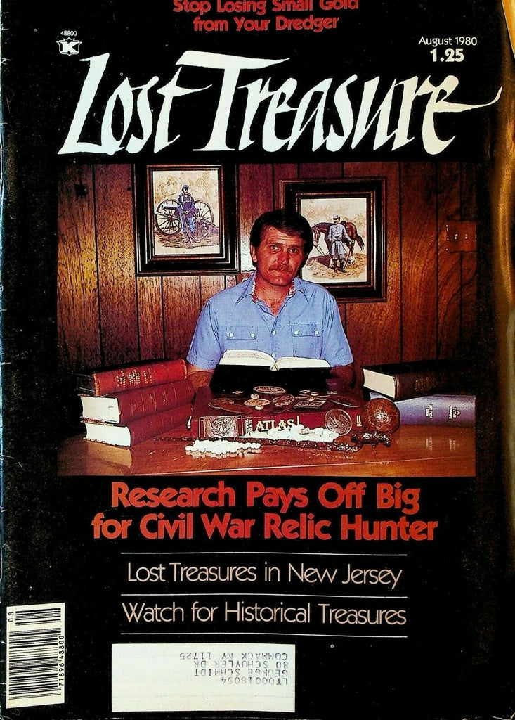 Lost Treasure Magazine August 1980 Uintas Ghost Camps Bob Freeman