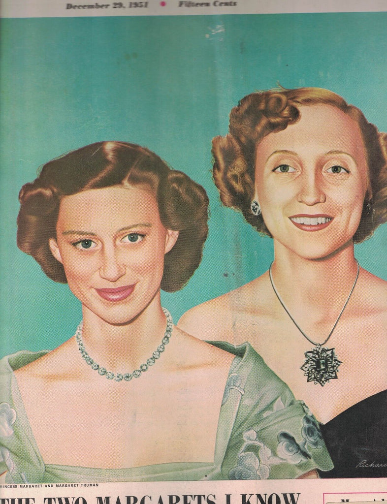 Collier's Magazine December 29 1951 Margaret Truman Margaret Rose