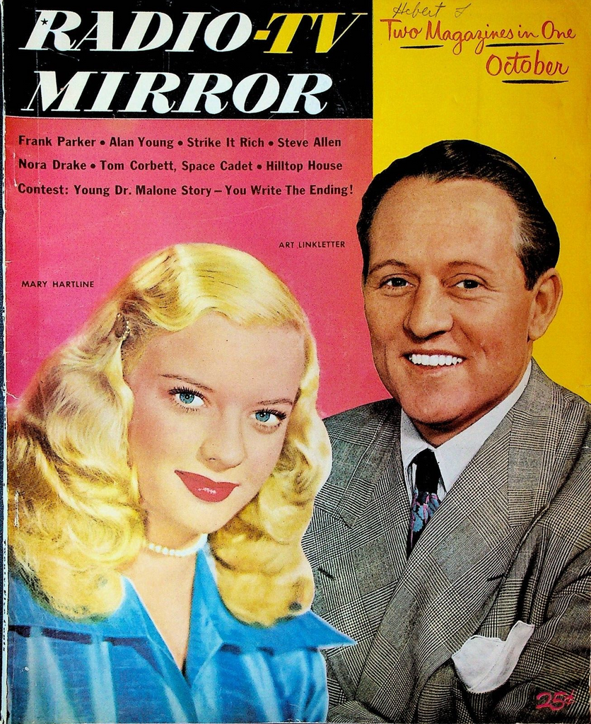 Radio TV Mirror October 1951 Art Linkletter Tom Corbett Space Cadet