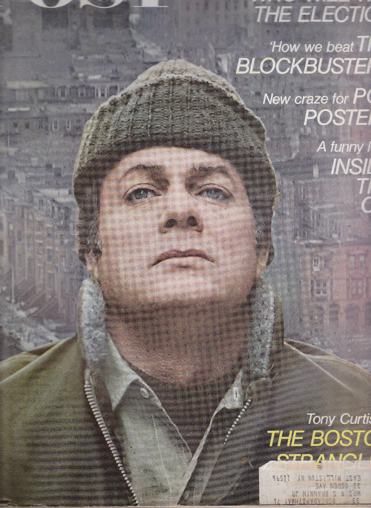 Saturday Evening Post Tony Curtis as Boston Strangler CIA March 23 1968
