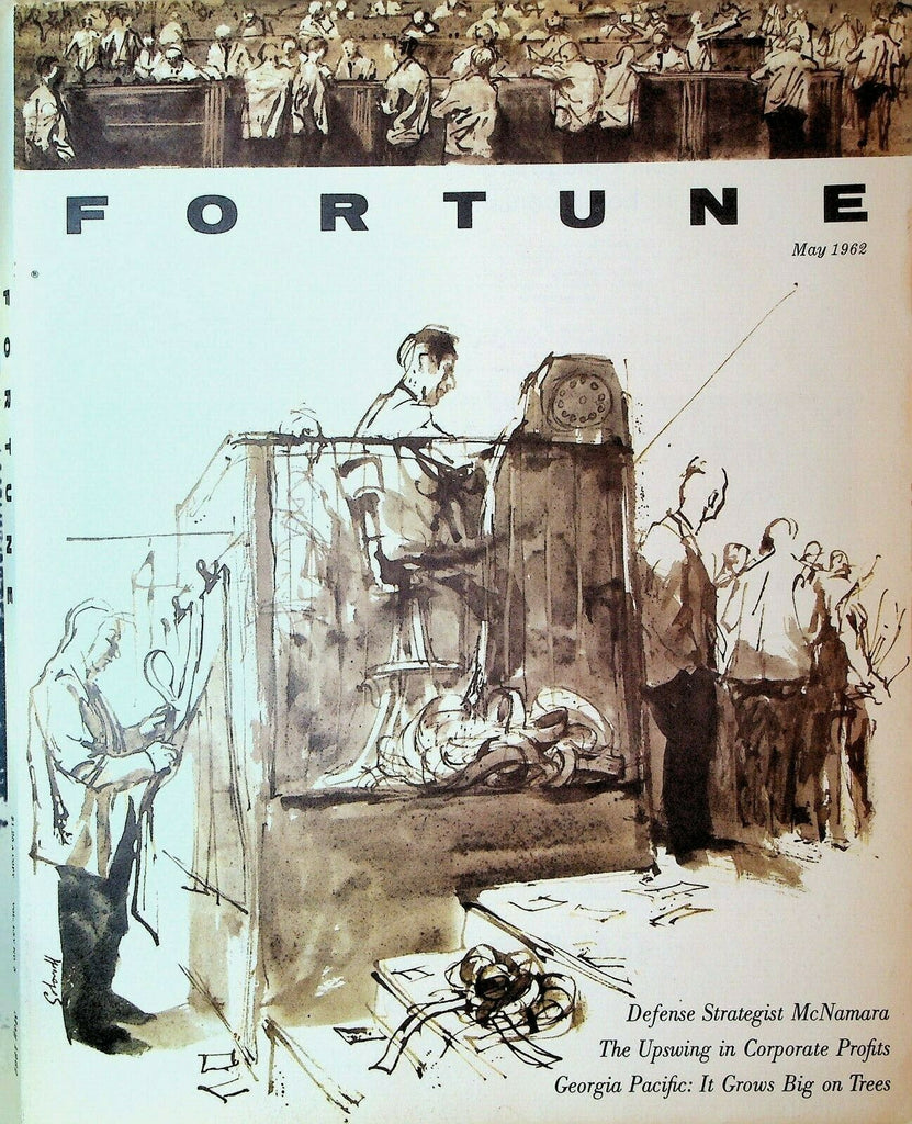 Fortune Magazine May 1962 Georgia Pacific Robert McNamara Indian Head Mills