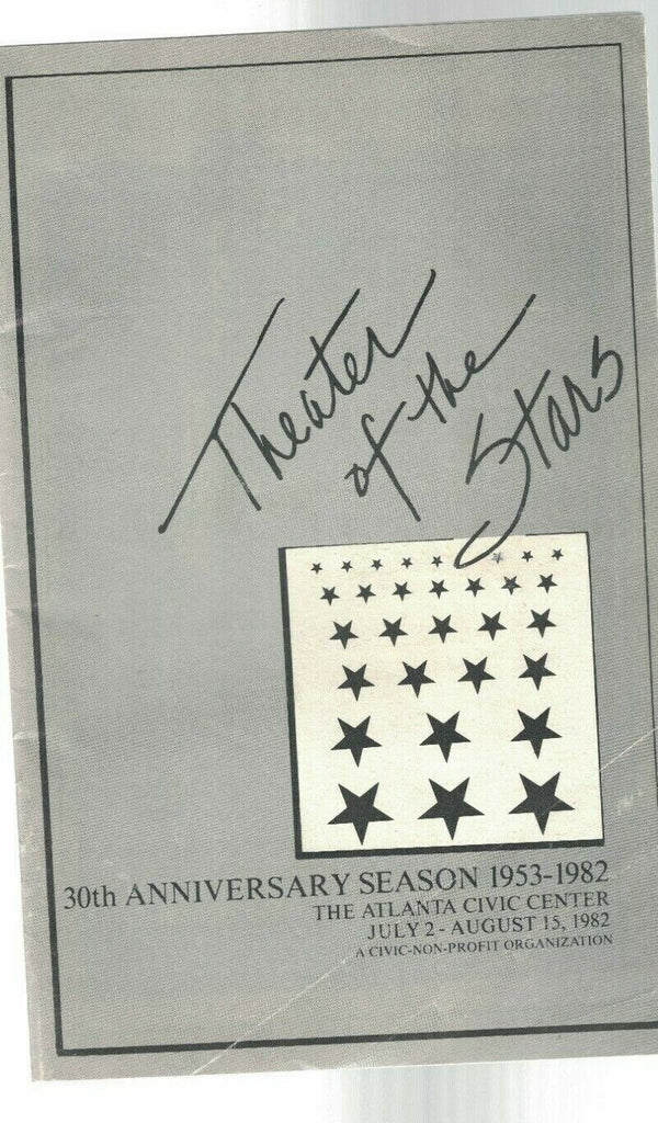 Theater of the Stars July 1982 Atlanta Ann-Margret Raw Satin Scott Record