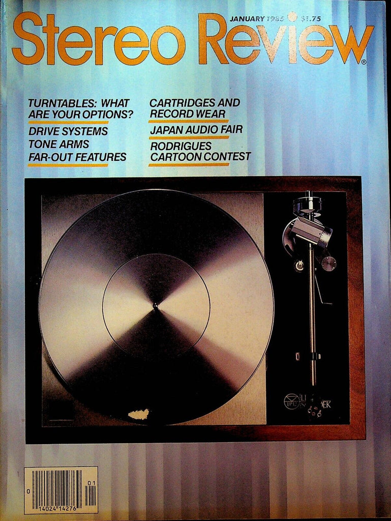 Stereo Review January 1985 Turntables Japan Audio Fair Tone Arms Car Stereo