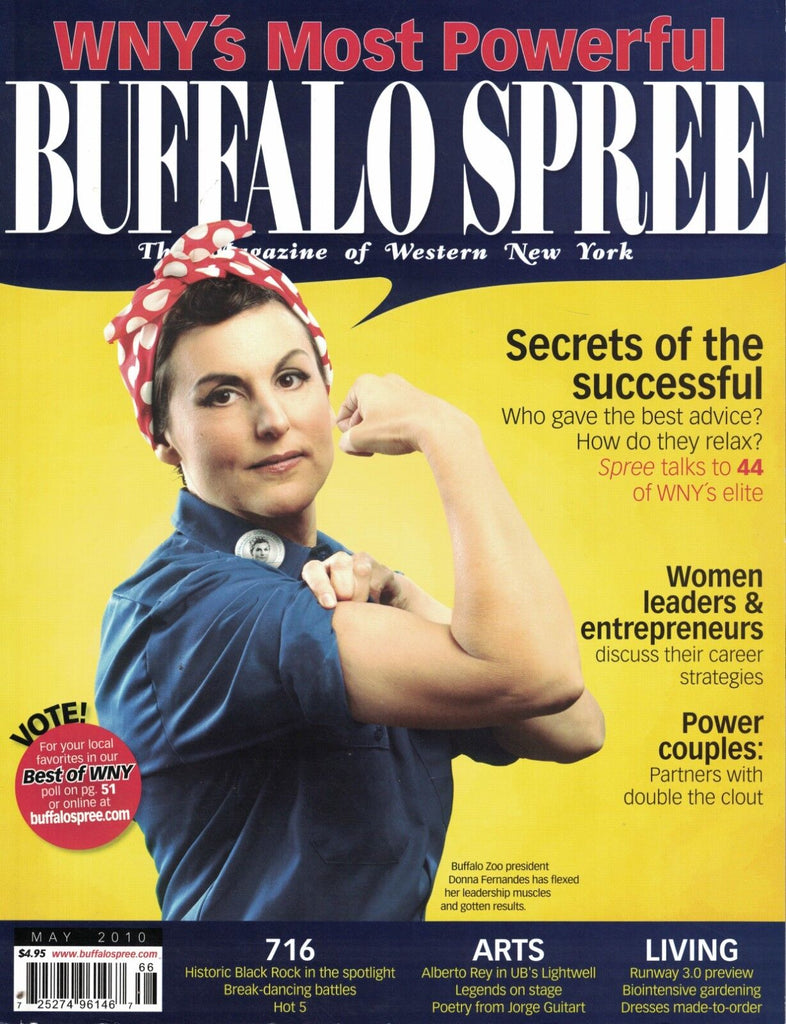 Buffalo Spree Magazine May 2010 Rosie the Riveter Tribute Cover Guillermo Kuitca
