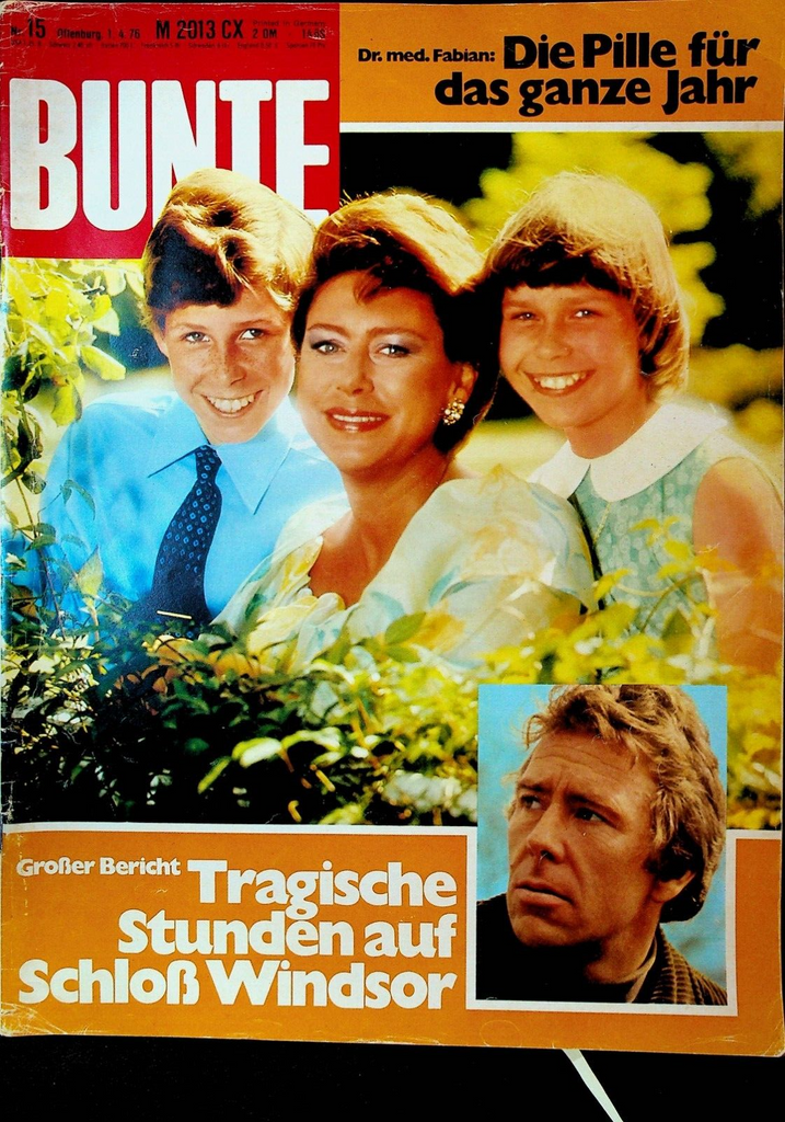 Bunte Magazine April 1 1976 John Steinbeck Anwar Sadat