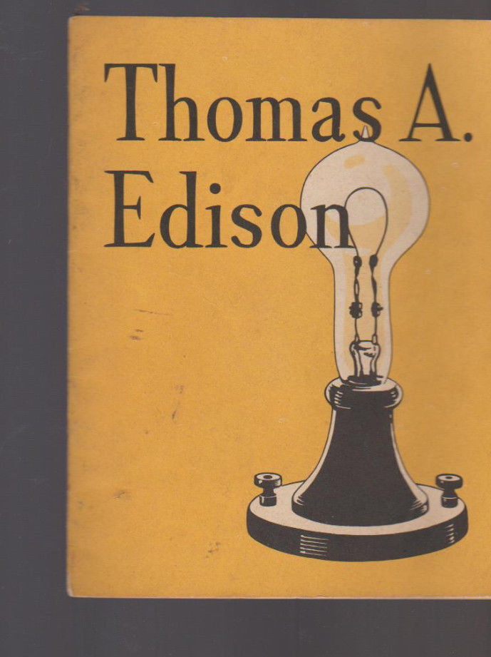 Thomas A Edison Booklet John Hancock Life Insurance Co 1932