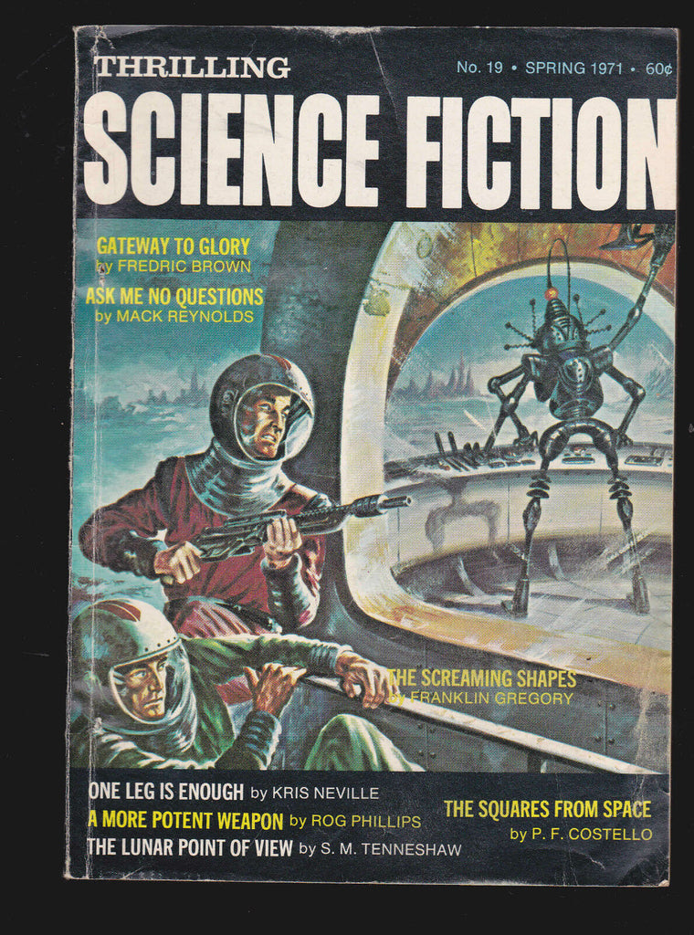 Thrilling Science Fiction #19 Magazine Spring 1971 Fredric Brown Rog Phillips
