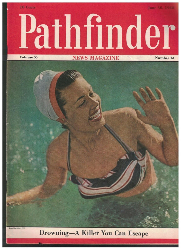 Pathfinder Magazine June 30 1948 Drowning Earl Carroll Plane Crash Thakin Nu