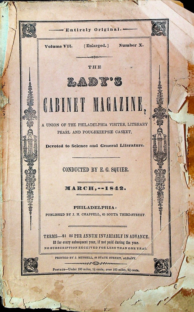 The Ladies Cabinet Magazine March 1842 SD Anderson Daniel Edwards