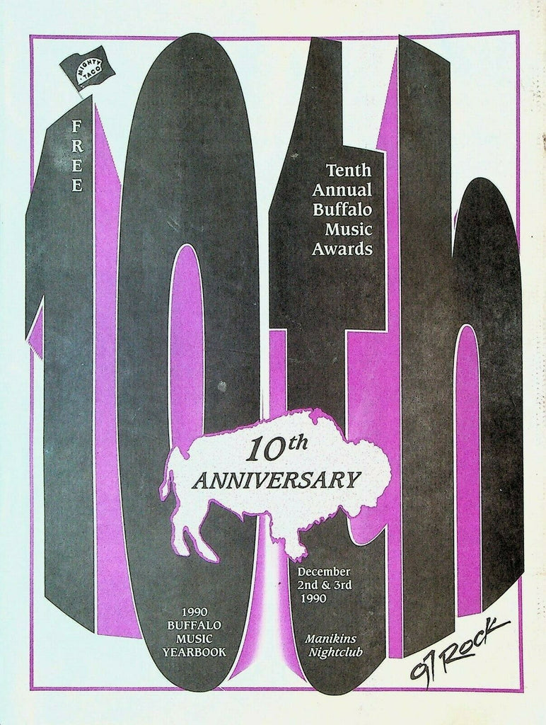 Buffalo Music Awards Yearbook 1990 Ani DiFranco Rockcandy Tokyo Rose