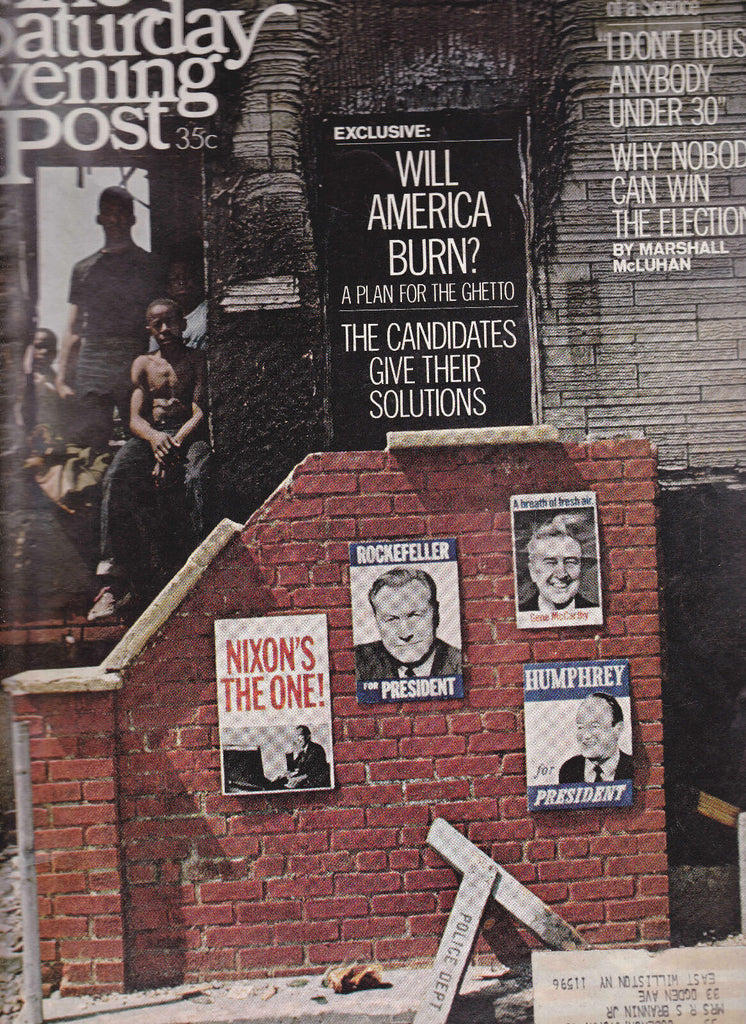 Saturday Evening Post Plan for the Ghetto 1968 Election August 10 1968