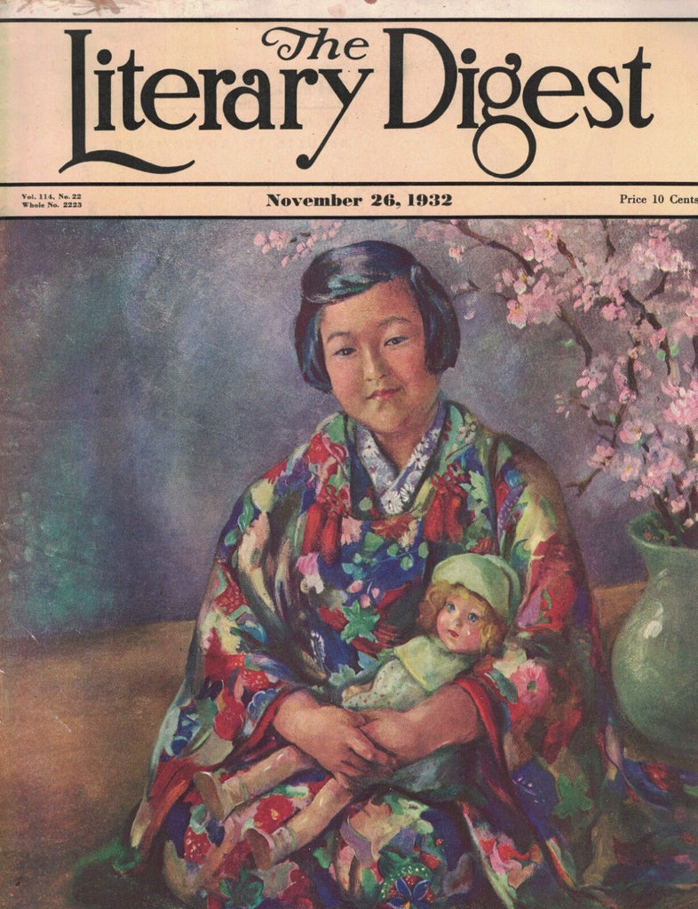 Literary Digest November 26 1932 Sigurd Skou Pearl S Buck Cherokee Lacrosse