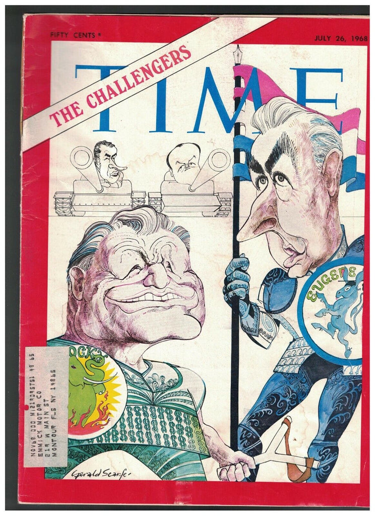 Time Magazine July 26 1968 Gerald Scarfe Joan Miro Aeroflot 03