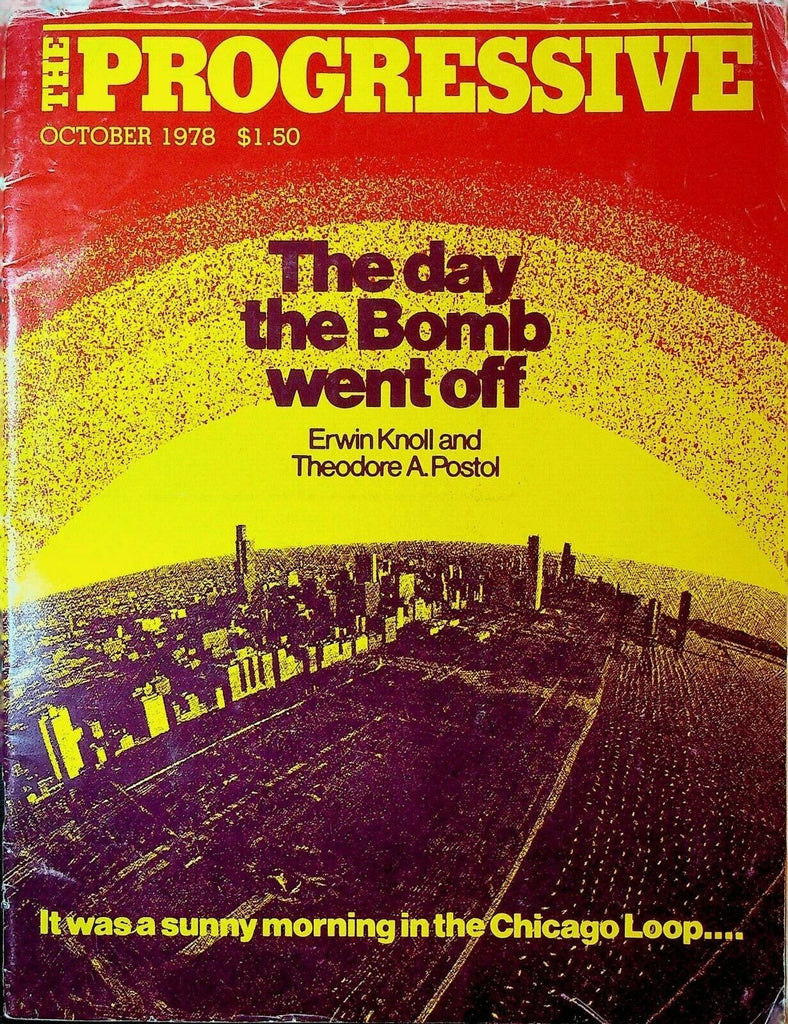 The Progressive October 1978 Youngstown Ohio Jerry Brown Dubai Fort Jackson
