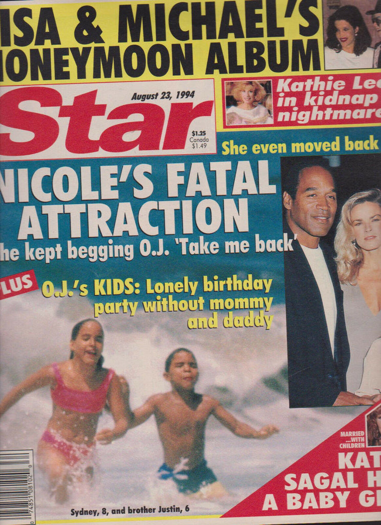 Star Magazine  OJ Simpson Katey Sagal  Michael Jackson  August  23 1994
