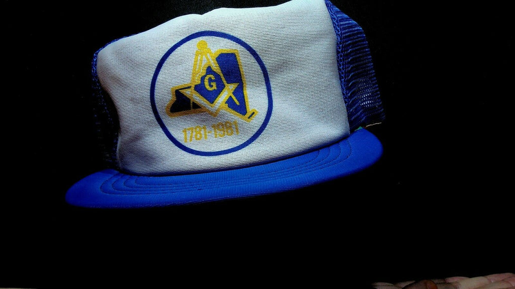 Masons New York 1781-1981 Vintage Trucker's Hat Cap Snapback