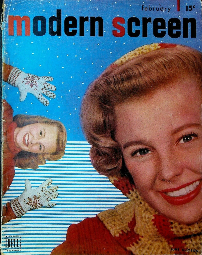 Modern Screen February 1947 June Allyson Lana Turner Elizabeth Taylor