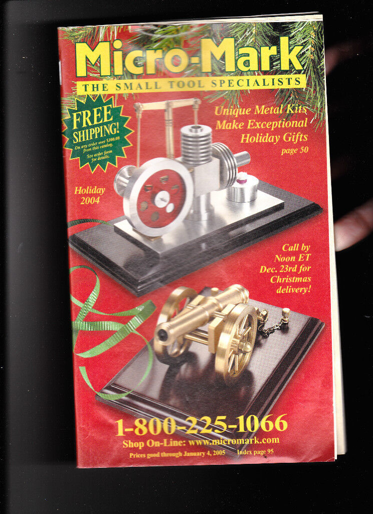 Micro-Mark Small Tool Specialist Holiday 2004 Catalog